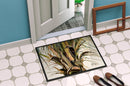 Top Coconut Tree Doormat Indoor Outdoor 24H X 36W Front Door Mat Rugs for Entryway, Non Slip Washable Low Pile,