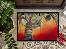 Sunset on the Coconut Tree Doormat Indoor Outdoor 24H X 36W Front Door Mat Rugs for Entryway, Non Slip Washable Low Pile,
