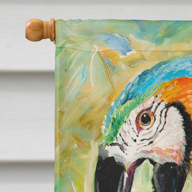 Blue Parrots Flag Canvas House Size JMK1147CHF