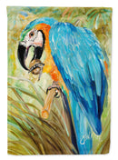 Blue Parrots Flag Canvas House Size JMK1147CHF