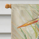Blue Heron Gazing West Flag Canvas House Size JMK1149CHF