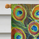 Bling Peacock Flag Canvas House Size JMK1150CHF
