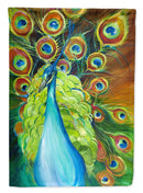 Bling Peacock Garden Flag - Outdoor Decorative Yard Flag JMK1150GF