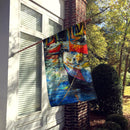 Boat Talk Sailboats Flag Canvas House Size JMK1164CHF