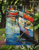 Boat Talk Sailboats Garden Flag - Outdoor Decorative Yard Flag