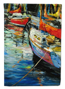 Boat Talk Sailboats Garden Flag - Outdoor Decorative Yard Flag