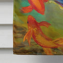 Koi House Flag 28x40 Porch Sleeve Pole Decorative Outside Yard Banner Artwork Wall Hanging, Polyester