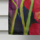 Poppies House Flag 28x40 Porch Sleeve Pole Decorative Outside Yard Banner Artwork Wall Hanging, Polyester