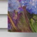 Hydrangea and Sunflower House Flag 28x40 Porch Sleeve Pole Decorative Outside Yard Banner Artwork Wall Hanging, Polyester
