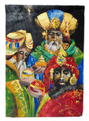 The Three Wise Men House Flag 28x40 Porch Sleeve Pole Decorative Outside Yard Banner Artwork Wall Hanging, Polyester