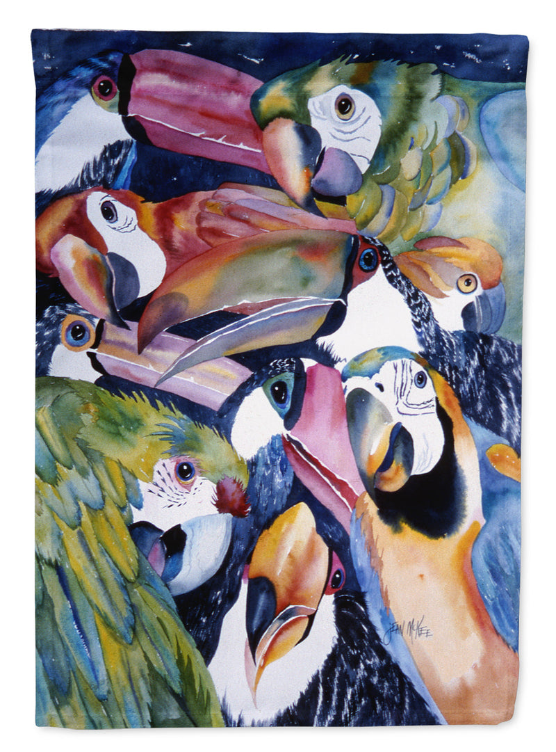 Parrots Flag Garden Size