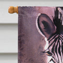 Cheetah, Lion, and Zebra House Flag 28x40 Porch Sleeve Pole Decorative Outside Yard Banner Artwork Wall Hanging, Polyester