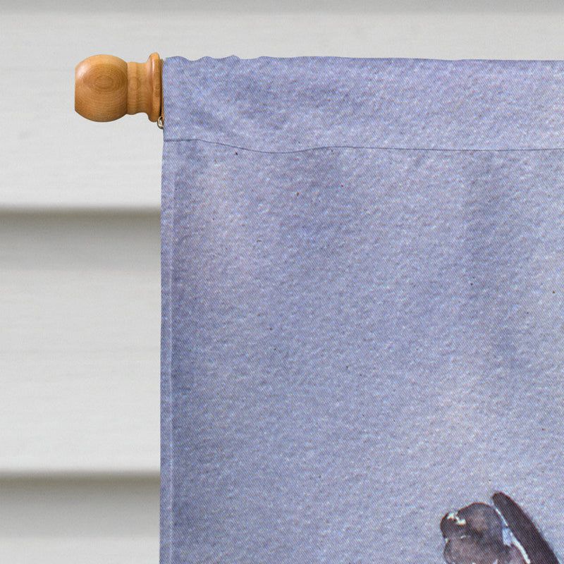 Angels in the Cemetary with Cross Flag Canvas House Size JMK1201CHF