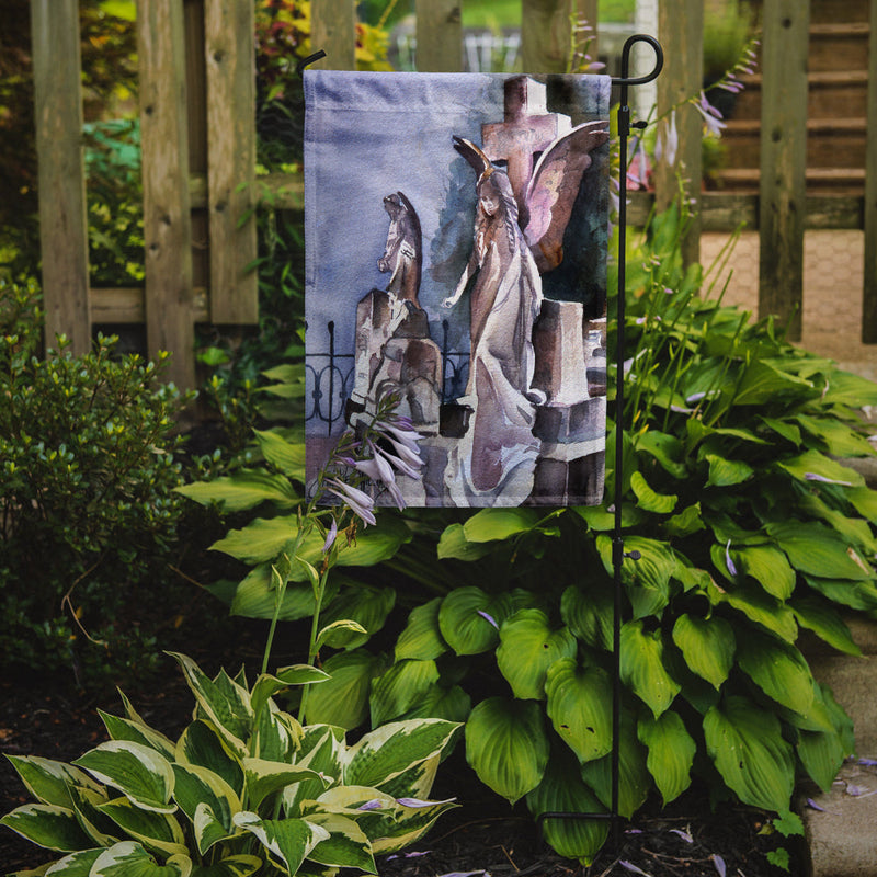 Angels in the Cemetary with Cross Garden Flag – Decorative Outdoor Yard Flag JMK1201GF