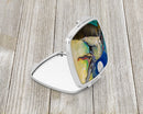 Alligator Compact Mirror – Stylish Purse Mirror with Artistic Covers JMK1207SCM