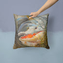 Alligator Canvas Throw Pillow - 14x14 Decorative Pillow – Art for Your Home & Patio JMK1208PW1414
