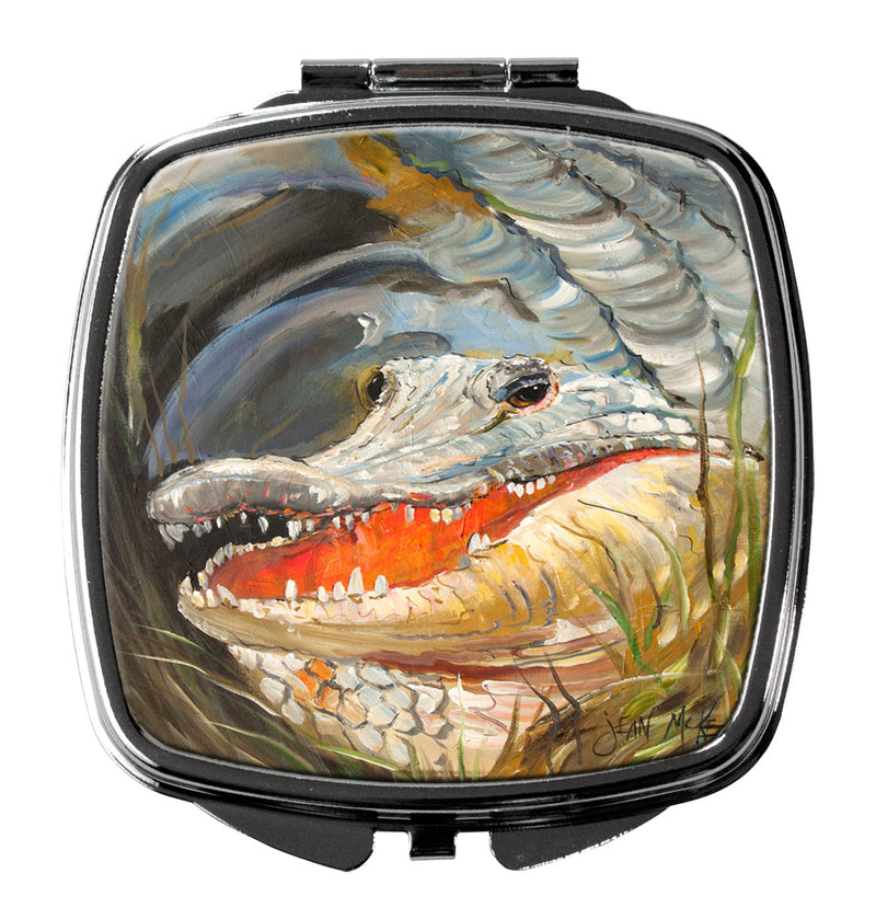 Alligator Compact Mirror – Stylish Purse Mirror with Artistic Covers JMK1208SCM