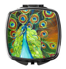 Peacock Compact Mirror Decorative Travel Makeup Mirror for Women Girls Gifts Pocket Makeup Mirror Folding Handheld