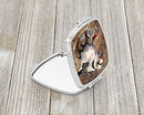 Piping Plover Compact Mirror Decorative Travel Makeup Mirror for Women Girls Gifts Pocket Makeup Mirror Folding Handheld