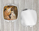Happy Family Compact Mirror Decorative Travel Makeup Mirror for Women Girls Gifts Pocket Makeup Mirror Folding Handheld