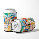 Gazebo and Sailboats Can or Bottle Hugger Cooler Sleeve for Standard 12 oz Cans, Insulated Foam Beer & Soda Can Hugger Reusable