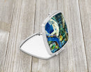 Sailboats Compact Mirror Decorative Travel Makeup Mirror for Women Girls Gifts Pocket Makeup Mirror Folding Handheld