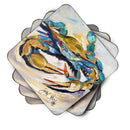 #20 Crab Coasters - Set of 4 Lightweight Foam, Absorbent Drink Coasters JMK1255FC