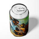 Jazz Bass Can or Bottle Hugger Cooler Sleeve for Standard 12 oz Cans, Insulated Foam Beer & Soda Can Hugger Reusable