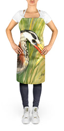 Blue Heron Apron – Artist-Designed Kitchen, BBQ & Craft Apron JMK1285APRON