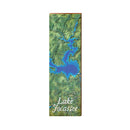 Lake Jocassee Satellite Map | Real Wood Art Print