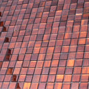 Bronze 11x11 Glossy Matte Square Glass Mosaic Tile (5 pack, 4.43 sq ft/case)