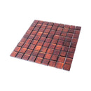 Bronze 11x11 Glossy Matte Square Glass Mosaic Tile (5 pack, 4.43 sq ft/case)