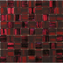 Jam Red 11x11 Glossy Matte Square Glass Mosaic Tile (5 pack, 4.43 sq ft/case)