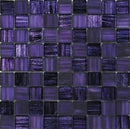 Purple 11x11 Glossy Matte Square Glass Mosaic Tile (5 pack, 4.43 sq ft/case)