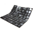 Black 11x11 Glossy Matte Square Glass Mosaic Tile (5 pack, 4.43 sq ft/case) - Sample