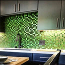 Emerald Green 11x11 Glossy Matte Square Glass Mosaic Tile (5 pack, 4.43 sq ft/case) - Sample