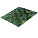 Emerald Green 11x11 Glossy Matte Square Glass Mosaic Tile (5 pack, 4.43 sq ft/case) - Sample