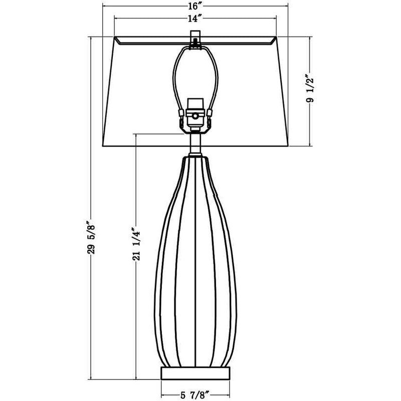 Rabnitz Modern Table Lamp