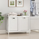 Double Tilt-out Laundry Hamper with 2 Removable Bins-Natural