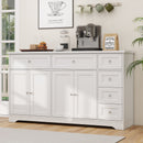 59" Buffet Sideboard with 6 Drawers and 2 Cabinets