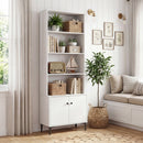 Giantex Bookshelf with Doors and 2 Anti-Tipping Kits for Home Office
