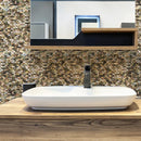 Beige Brown 11x12 Polished Brick Shell Mother of Pearl Mosaic Tile (20 pack, 19.34 sq ft/case)