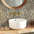 Beige Brown 12x12 Polished Brick Shell Mother of Pearl Mosaic Tile (20 pack, 18.05 sq ft/case)