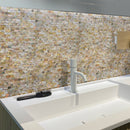 Brown 11x12 Polished Brick Shell Mother of Pearl Mosaic Tile (20 pack, 19 sq ft/case) - Sample
