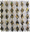White 12x12 Polished Diamond Shell Mother of Pearl Mosaic Tile (20 pack, 19.99 sq ft/case)