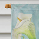 Arum Lilly by Judith Yates House Flag 28x40 Porch Sleeve Pole Decorative Outside Yard Banner Artwork Wall Hanging, Polyester