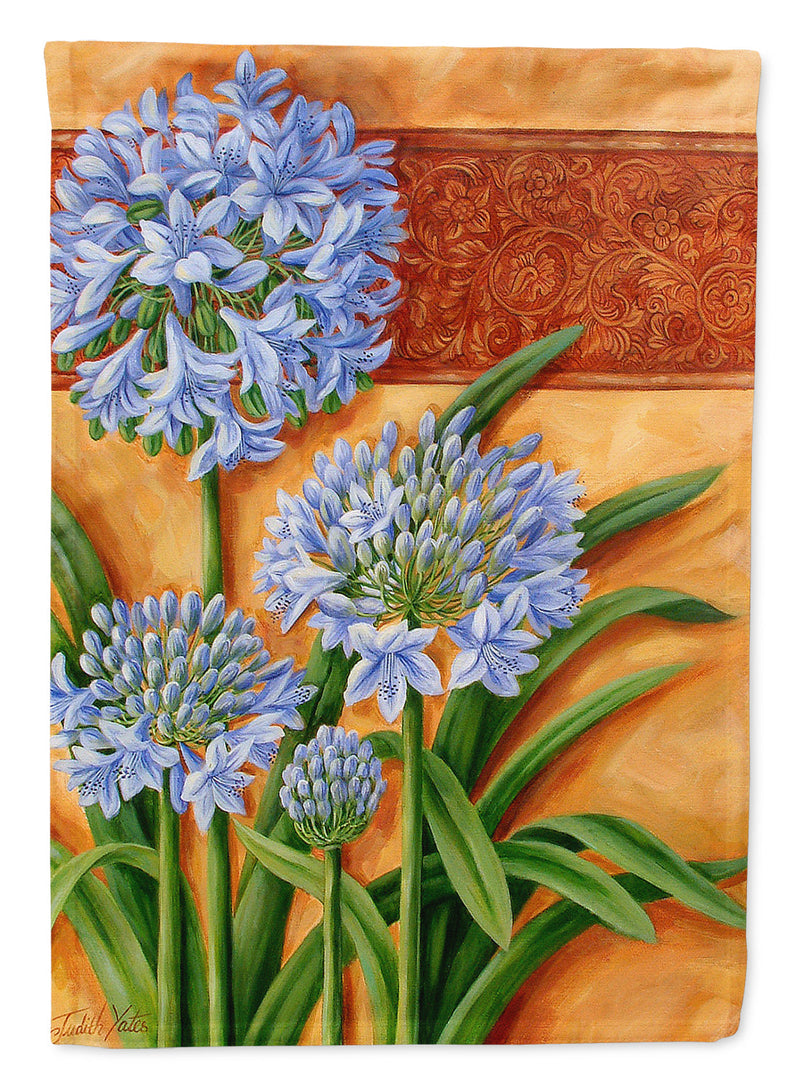 Agapanthus by Judith Yates Flag Canvas House Size JYJ0072CHF