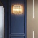Modern Crystal Rod Brass Wall Sconce