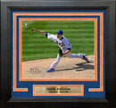 Jacob deGrom in Action New York Mets 8" x 10" Framed Baseball Photo by Dynasty Sports & Framing