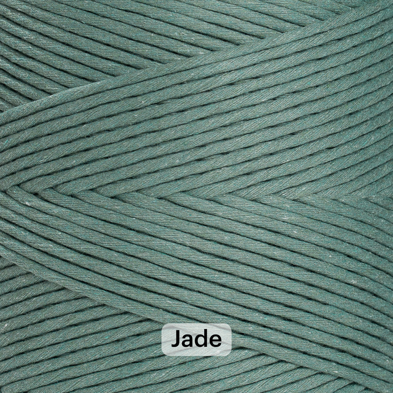 SOFT COTTON CORD ZERO WASTE 4 MM - 1 SINGLE STRAND - SAMPLES